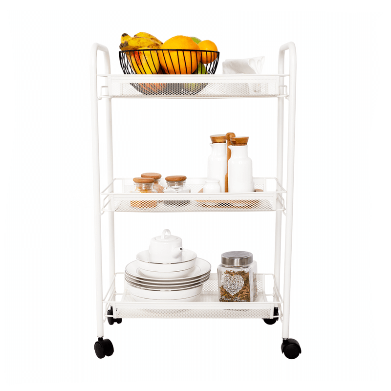 Casa si Gradina - Mobilier - Comode si corpuri - Corpuri bucatarie - Carucior de servire, alb, JARON - Infinity.ro