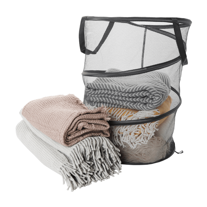 Market - Spalare si intretinere rufe - Uscatoare de rufe si accesorii - Cos pentru rufe/jucarii, gri, FOREL - Infinity.ro