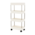 Casa si Gradina - Mobilier - Biblioteci si rafturi - Etajere - Etajera mobila, alb, DALEM - Infinity.ro