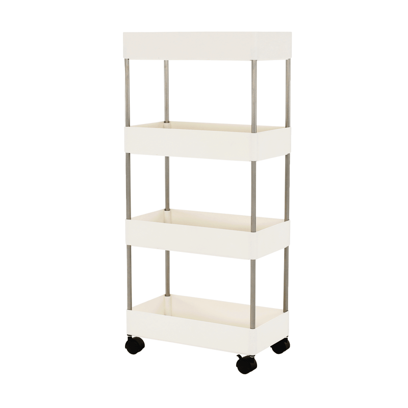 Casa si Gradina - Mobilier - Biblioteci si rafturi - Etajere - Etajera mobila, alb, DALEM - Infinity.ro