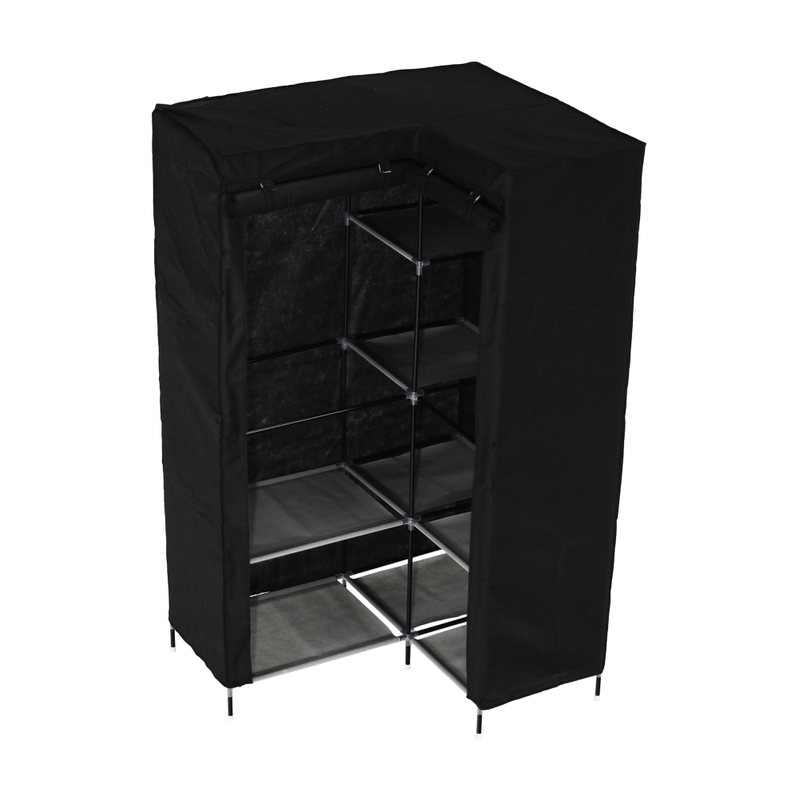 Casa si Gradina - Mobilier - Organizare si depozitare - Organizatoare pentru sertare si dulapuri - Organizator dulap pe colt, negru, RUMIA - Infinity.ro