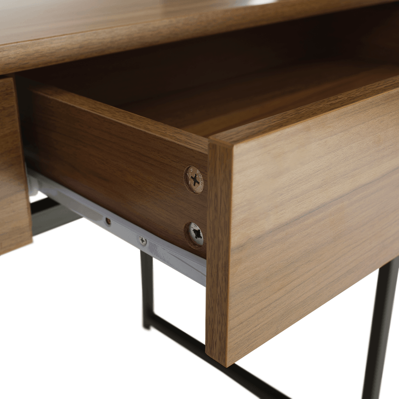 Casa si Gradina - Mobilier - Mese si birouri - Birouri - Birou, stejar / negru, ALYSANDRA TYPE 2 - Infinity.ro