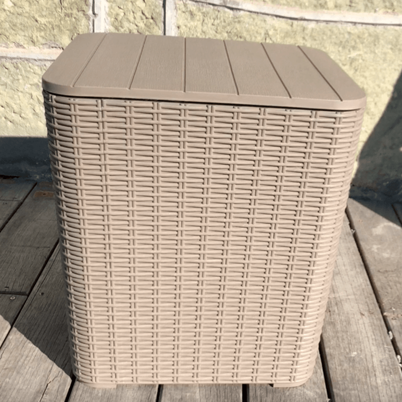 Casa si Gradina - Mobilier - Organizare si depozitare - Cutii depozitare - Cutie de depozitare pentru gradina / masa laterala, gri-maro, UGUR - Infinity.ro