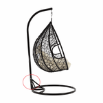 Casa si Gradina - Gradina si terasa - Mobilier exterior - Scaune si sezlonguri gradina - Scaun agatat dublu, maro/crem, DALVEA NEW - Infinity.ro