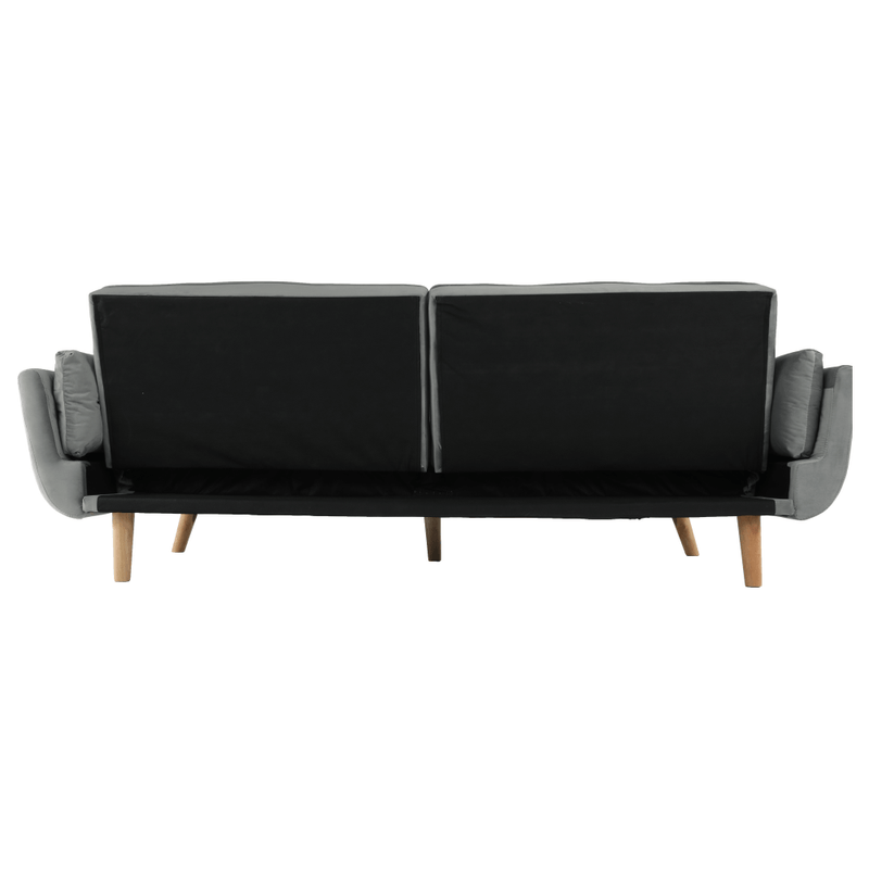 Casa si Gradina - Mobilier - Canapele si coltare - Coltare - Coltar extensibil, catifea gri deschis / fag, KAPRERA NEW - Infinity.ro