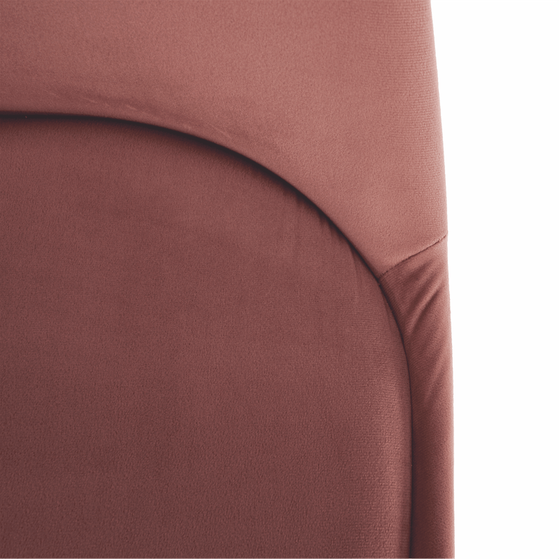 Casa si Gradina - Mobilier - Scaune si fotolii - Scaune - Scaun, catifea Velvet roz/lemn fag, LORITA - Infinity.ro
