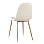 Casa si Gradina - Mobilier - Scaune si fotolii - Scaune - Scaun, tesatura catifea bej / fag, LEGA - Infinity.ro