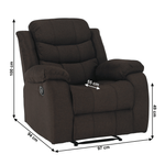 Casa si Gradina - Mobilier - Canapele si coltare - Canapele - Canapea 3+2+1, material textil maro, FABRON 2 NEW - Infinity.ro