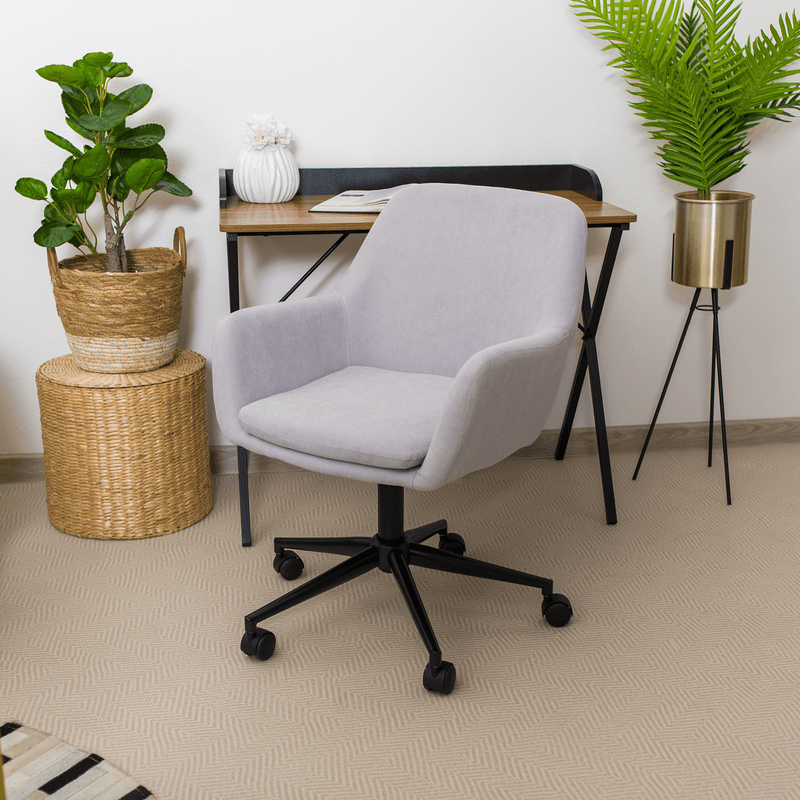 Casa si Gradina - Mobilier - Scaune si fotolii - Scaune - Scaun de birou, gri deschis, LAIRA - Infinity.ro