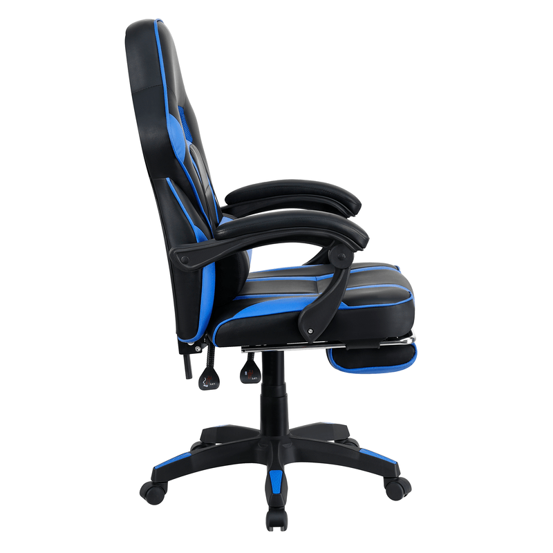 Casa si Gradina - Mobilier - Scaune si fotolii - Scaune - Scaun de birou / joc, albastru / negru, GUNNER - Infinity.ro