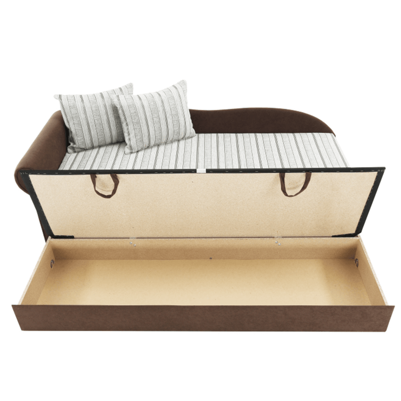 Casa si Gradina - Mobilier - Canapele si coltare - Coltare - Coltar extensibil, maro/bej/auriu/model, stanga, AGA D - Infinity.ro