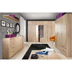 Casa si Gradina - Mobilier - Dulapuri si sifoniere - Dulapuri - Dulap cu bara pentru umerase, stejar sonoma, NOKO-SINGA 80 - Infinity.ro
