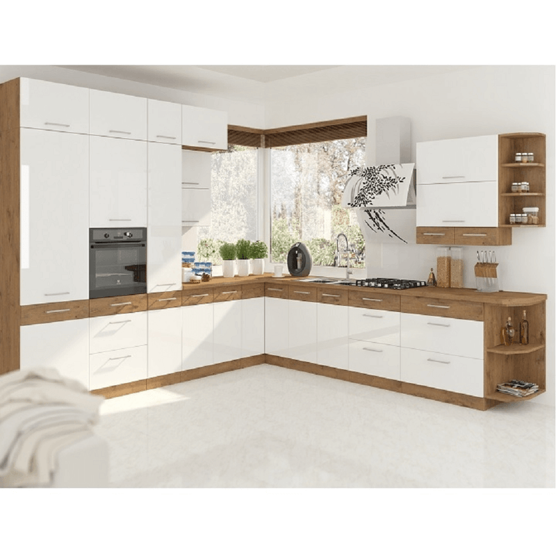 Casa si Gradina/Mobilier/Comode si corpuri/Corpuri bucatarie - Cabinet inferior cu cos pull-out, stejar Lancelot, VEGA D15 CARGO BB - Infinity.ro