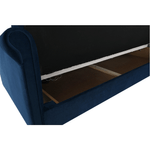 Casa si Gradina - Mobilier - Canapele si coltare - Coltare - Coltar extensibil, material textil albastru, COLUMBUS - Infinity.ro
