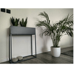 Casa si Gradina - Gradinarit si plante - Plante si ghivece - Ghivece si suporturi - Ghiveci de flori din metal multifunctional, gri inchis, INDIZE TYP 3 WL4214 - Infinity.ro