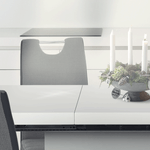 Casa si Gradina - Mobilier - Mese si birouri - Mese bucatarie si dining - Masa dining, alba HG, 120-160x80 cm, IRAKOL - Infinity.ro