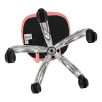 Casa si Gradina - Mobilier - Scaune si fotolii - Scaune - Scaun rotativ, SELVA, roz/crom - Infinity.ro