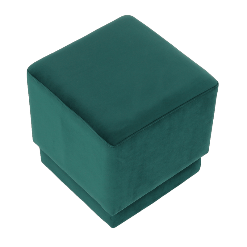 Casa si Gradina - Mobilier - Scaune si fotolii - Tabureti - Taburet, catifea Velvet smarald, ALIMA - Infinity.ro