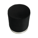 Casa si Gradina - Mobilier - Scaune si fotolii - Tabureti - Set doua taburete, gri/crom argintiu si negru/crom argintiu, AIGUL SET - Infinity.ro