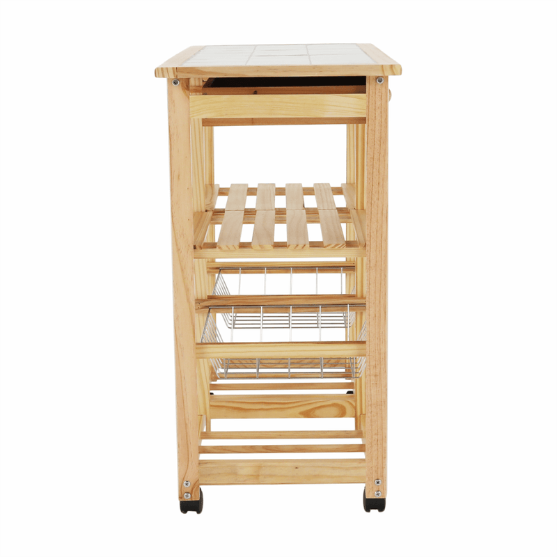 Casa si Gradina - Mobilier - Mese si birouri - Masute de cafea - Masuta de servire, natural, LUMBER - Infinity.ro