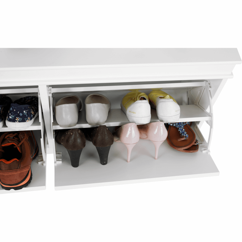 Casa si Gradina - Mobilier - Dulapuri si sifoniere - Dulapuri pantofi - Pantofar, 2 compartimente, alb, SEBER TYP 4 - Infinity.ro