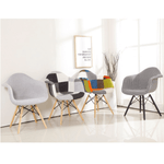 Casa si Gradina - Mobilier - Scaune si fotolii - Fotolii - Fotoliu, tesatura gri/fag, DAREL 2 NEW - Infinity.ro