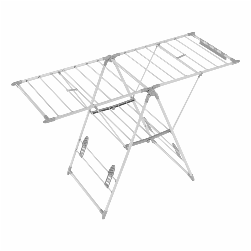 Market - Spalare si intretinere rufe - Uscatoare de rufe si accesorii - Uscator de haine, alb/gri, ELFY - Infinity.ro