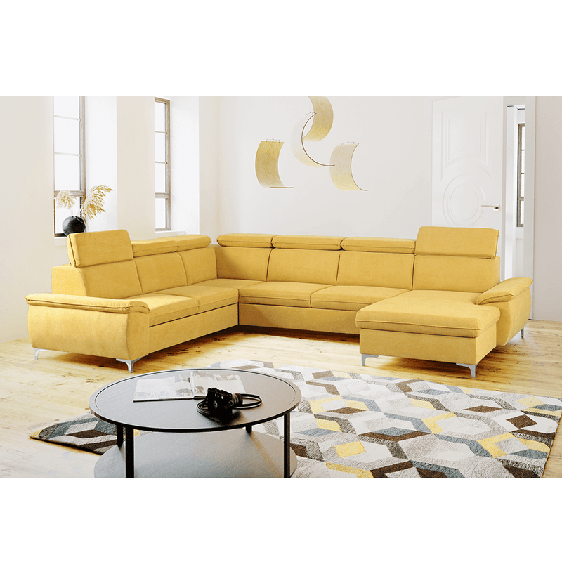 Casa si Gradina - Mobilier - Canapele si coltare - Canapele - Canapea, mustar, model dreapta, MARELIA - Infinity.ro
