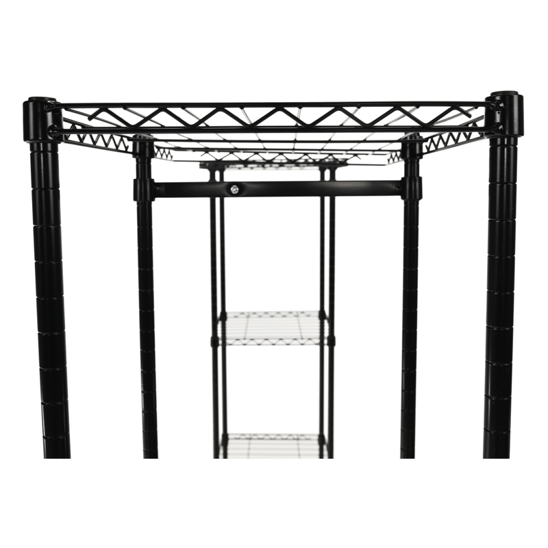 Casa si Gradina - Mobilier - Biblioteci si rafturi - Rafturi - Raft reglabil, negru, GELBAN - Infinity.ro