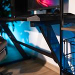 Casa si Gradina - Mobilier - Mese si birouri - Birouri - Birou PC/Birou gaming, negru, JADIS - Infinity.ro