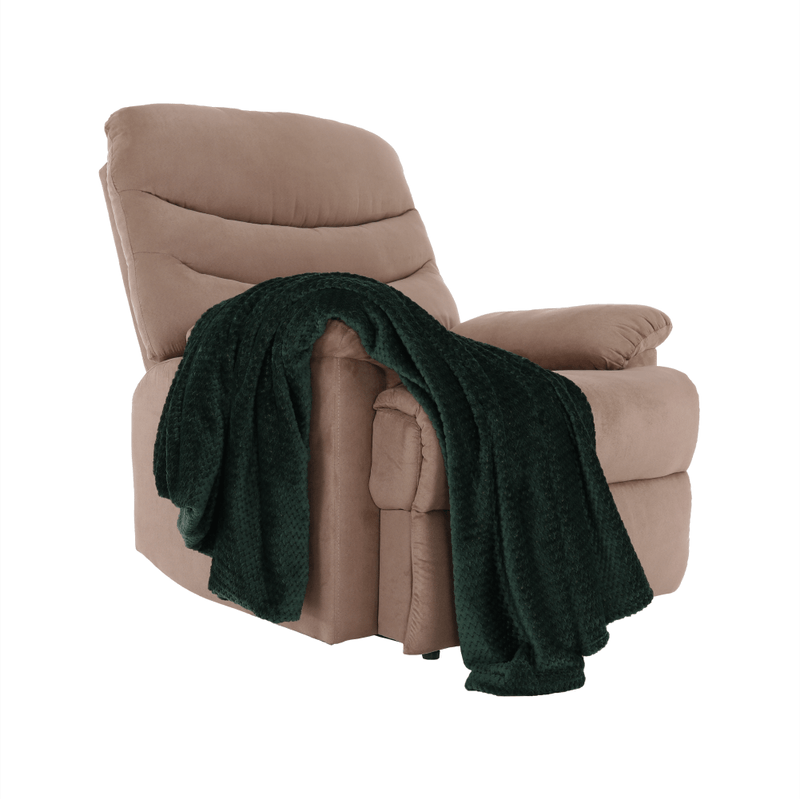 Ingrijire personala si Cosmetice - Sanatate si wellness - Articole wellness - Fotolii de masaj - Fotoliu reglabil masaj, material textil grej TAUPE, LAMBERT - Infinity.ro