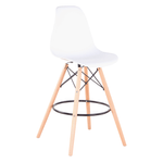 Casa si Gradina - Mobilier - Scaune si fotolii - Scaune - 6 buc scaun de bar, alb/fag, CARBRY 2 NEW - Infinity.ro