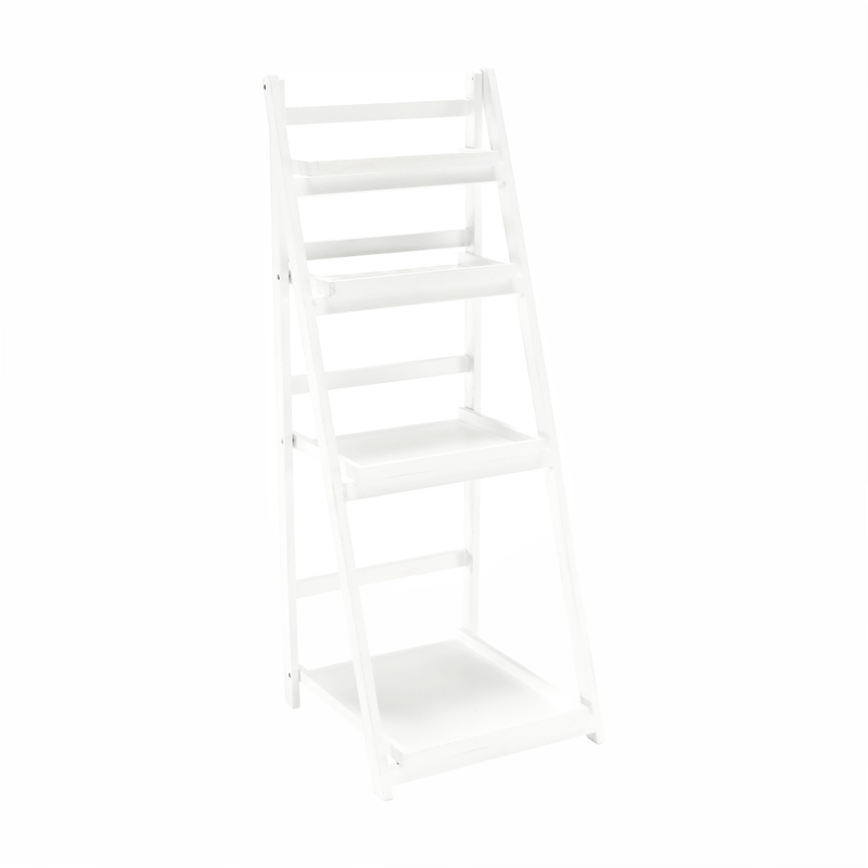 Casa si Gradina - Mobilier - Biblioteci si rafturi - Etajere - Etajera multifunctionala, alb, lemn masiv, ALASKA - Infinity.ro