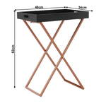 Casa si Gradina - Mobilier - Mese si birouri - Masute de cafea - Masuta de servire, negru/miere, MASINO - Infinity.ro