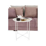 Casa si Gradina - Mobilier - Mese si birouri - Birouri - Masuta auxiliara cu tava detasabila, alb, RENDER - Infinity.ro