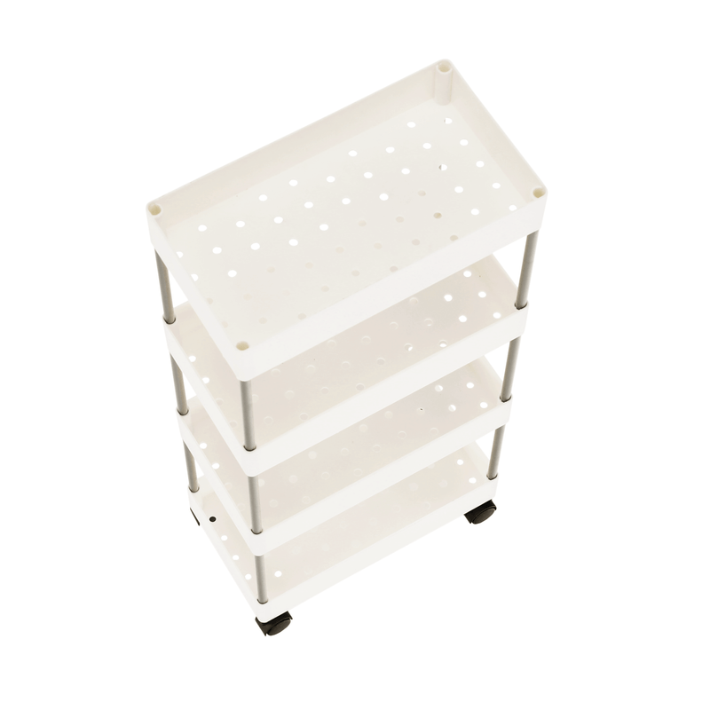 Casa si Gradina - Mobilier - Biblioteci si rafturi - Etajere - Etajera mobila, alb, DALEM - Infinity.ro