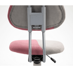 Casa si Gradina - Mobilier - Scaune si fotolii - Scaune - Scaun rotativ reglabil, gri/roz, RAIDON - Infinity.ro