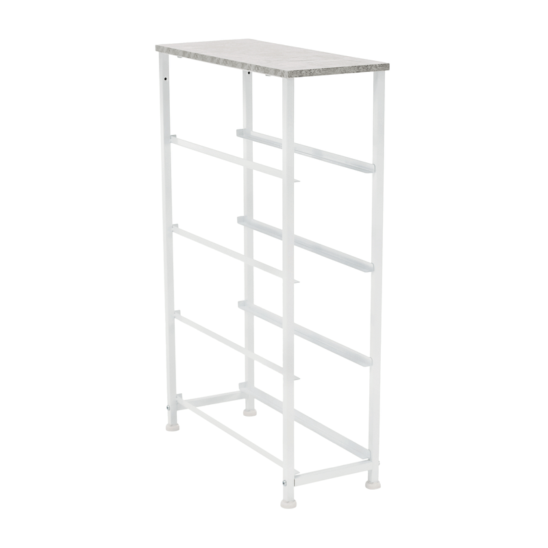 Casa si Gradina - Mobilier - Comode si corpuri - Comode - Comoda cu sertare din material textil, gri/alb/gri deschis, ROSITA TYP 2 - Infinity.ro