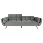 Casa si Gradina - Mobilier - Canapele si coltare - Coltare - Coltar extensibil, catifea gri deschis / fag, KAPRERA NEW - Infinity.ro