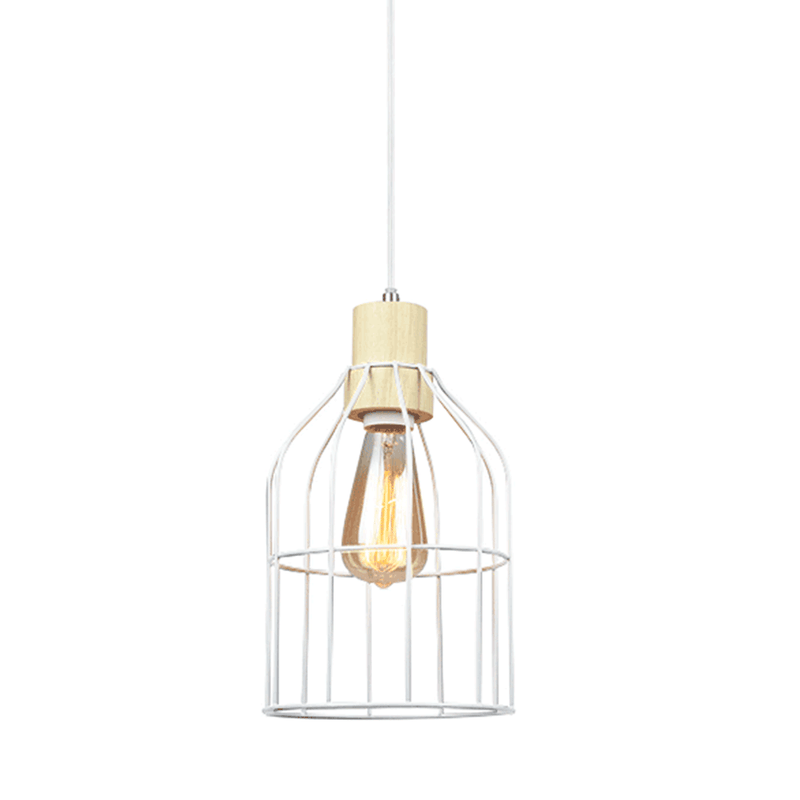 Casa si Gradina - Corpuri si surse de iluminat - Lustre si pendule - Lampa suspendata, alba / metalica, ASTOK - Infinity.ro