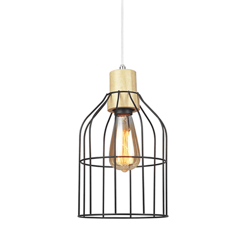 Casa si Gradina - Corpuri si surse de iluminat - Lustre si pendule - Lampa suspendata, neagra / metalica, ASTOK - Infinity.ro
