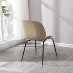 Casa si Gradina - Mobilier - Scaune si fotolii - Scaune - Scaun, bej / negru, plastic / metal, SONAIA - Infinity.ro