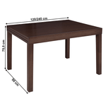 Casa si Gradina - Mobilier - Mese si birouri - Mese bucatarie si dining - Masa dining, extensibila, wenge, 120-240x90 cm, FARO - Infinity.ro