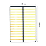 Casa si Gradina - Mobilier - Saltele si somiere - Somiere - Lamele in rama fixa, 140x200, SOMIERA METALICA 7867 - Infinity.ro