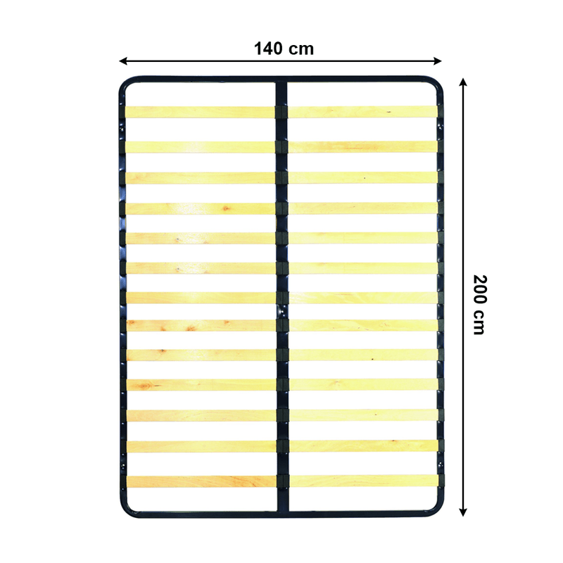 Casa si Gradina - Mobilier - Saltele si somiere - Somiere - Lamele in rama fixa, 140x200, SOMIERA METALICA 7867 - Infinity.ro