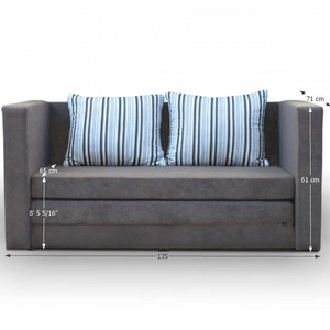 Canapea extensibila, gri, KATARINA NEW