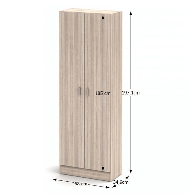 Casa si Gradina - Mobilier - Dulapuri si sifoniere - Dulapuri - Dulap de pantofi, stejar sonoma, MARINA - Infinity.ro