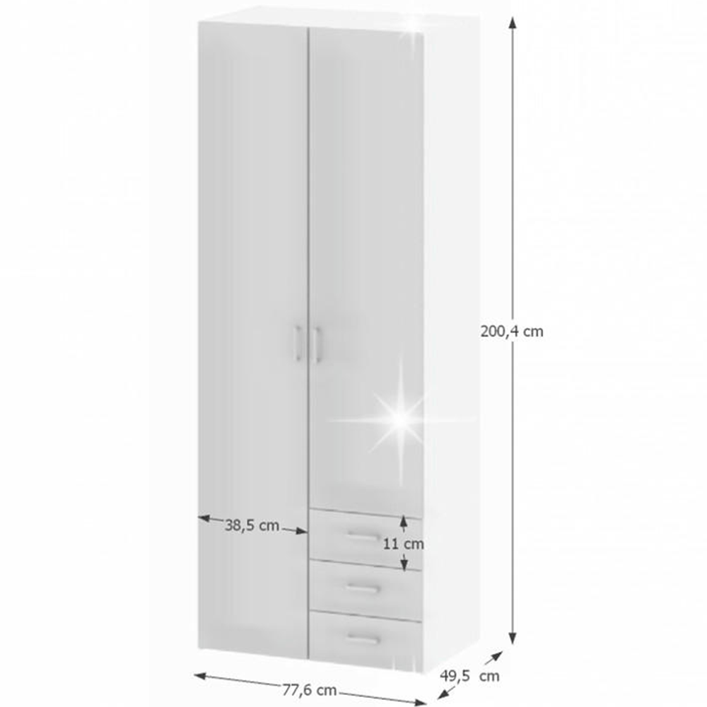 Dulap 2 usi stejar sonoma gwen 70425 marketplace online infinity ro