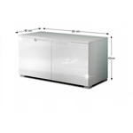 Casa si Gradina - Mobilier - Dulapuri si sifoniere - Dulapuri pantofi - Pantofar, alb extra lucios HG, SPACE - Infinity.ro