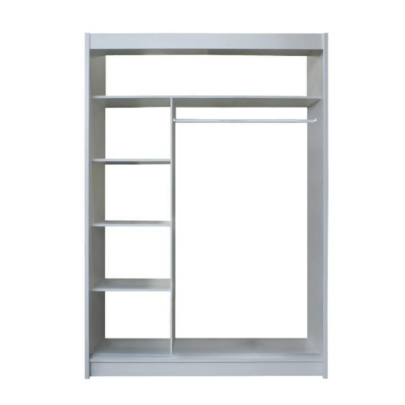 Casa si Gradina - Mobilier - Dulapuri si sifoniere - Dulapuri - Dulap cu usi glisante, alb/negru, MERINA 150 - Infinity.ro